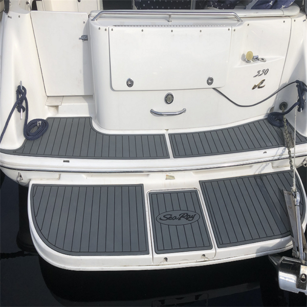 1995-1999 Sea Ray Sundancer 330 Swim Platform & Cockpit DuraEVA Boat flooring EVA Flooring www.durabritelight.com