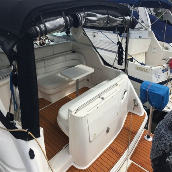 1995-1999 Sea Ray Sundancer 330 Swim Platform & Cockpit DuraEVA Boat flooring EVA Flooring www.durabritelight.com