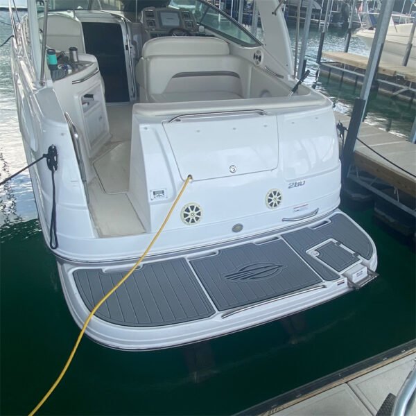 2005 Chaparral Signature 240 Swim Step & Cockpit DuraEVA Boat flooring EVA Flooring www.durabritelight.com