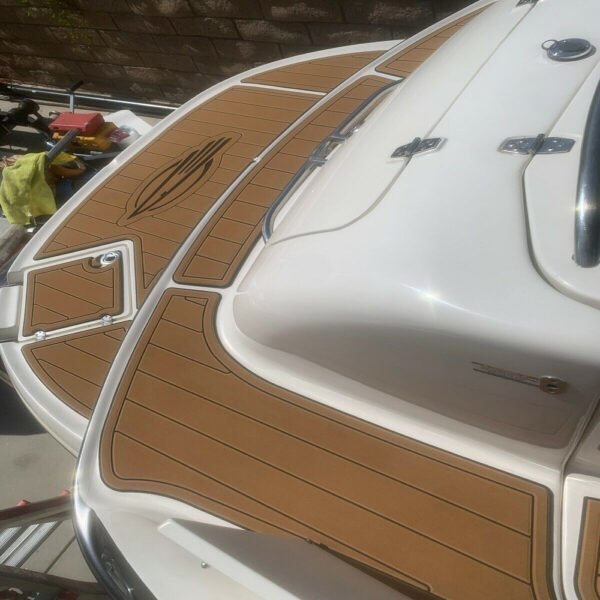 2005 Chaparral Signature 240 Swim Step & Cockpit DuraEVA Boat flooring EVA Flooring www.durabritelight.com