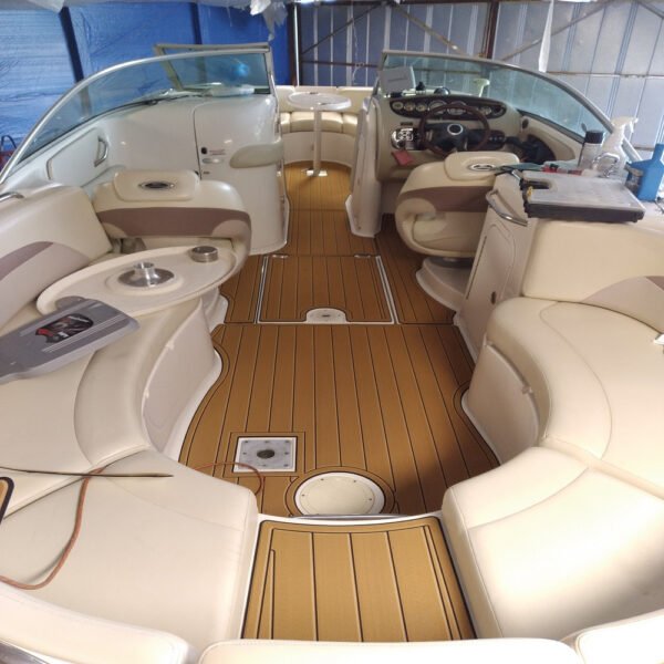 2005 Chaparral Signature 240 Swim Step & Cockpit DuraEVA Boat flooring EVA Flooring www.durabritelight.com