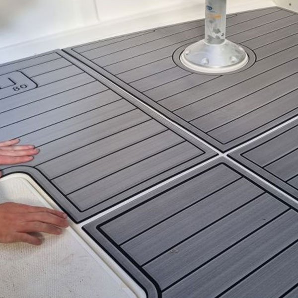 EVA boat deck installation steps