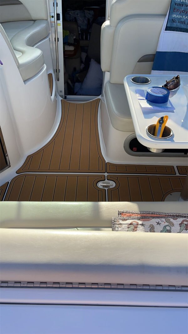 2005 Chaparral Signature 290 Swim Step & Cockpit DuraEVA Boat flooring EVA Flooring www.durabritelight.com