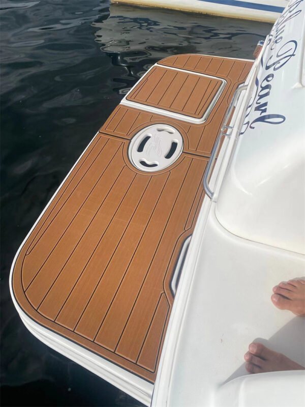 2003 Sea Ray 260 Sundancer Swim Platform Pad DuraEVA Boat flooring EVA Flooring www.durabritelight.com