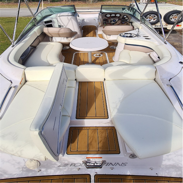 17A (1) 2005 Four Winns Horizon 230 Swim Platform Cockpit DuraEVA Boat flooring EVA Flooring www.durabritelight.com