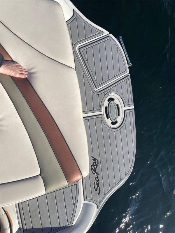 Sea Ray 200 220 Select Swim Platform Pad DuraEVA Boat flooring EVA Flooring www.durabritelight.com