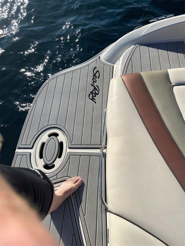 Sea Ray 200 220 Select Swim Platform Pad DuraEVA Boat flooring EVA Flooring www.durabritelight.com
