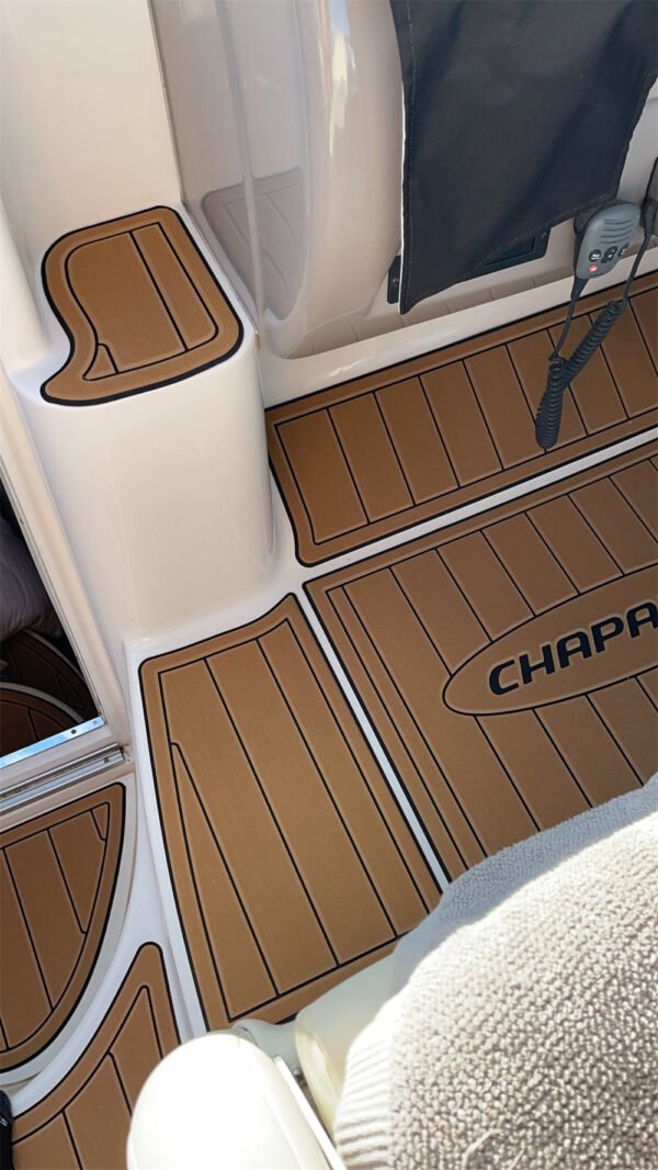 2005 Chaparral Signature 290 Swim Step & Cockpit DuraEVA Boat flooring EVA Flooring www.durabritelight.com