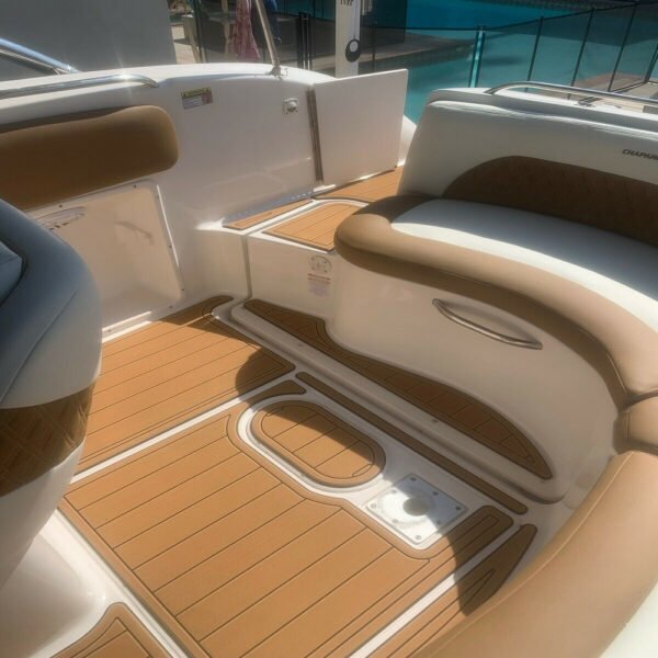 2002 Chaparral 242 Swim Step & Cockpit DuraEVA Boat flooring EVA Flooring www.durabritelight.com