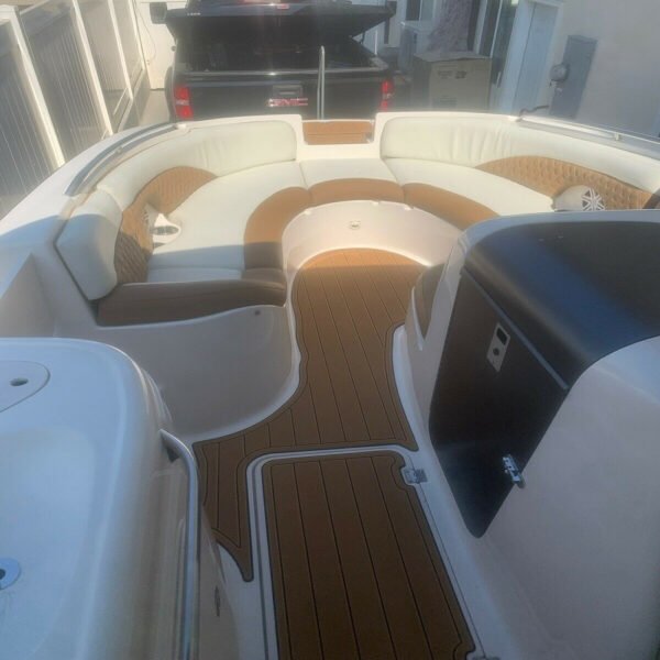 2002 Chaparral 242 Swim Step & Cockpit DuraEVA Boat flooring EVA Flooring www.durabritelight.com
