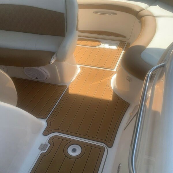2002 Chaparral 242 Swim Step & Cockpit DuraEVA Boat flooring EVA Flooring www.durabritelight.com