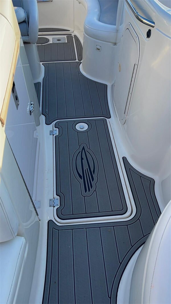 2002 Chaparral 242 Swim Step & Cockpit DuraEVA Boat flooring EVA Flooring www.durabritelight.com
