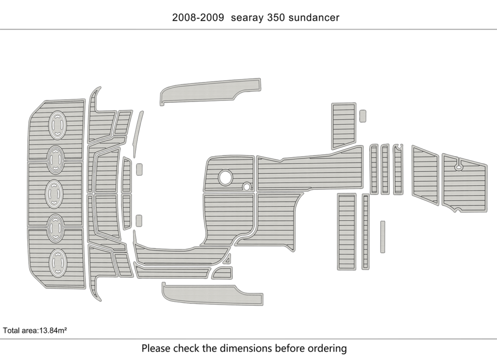2008-2009 sea ray 350 sundancer DuraEVA Boat EVA Flooring www.durabritelight.com