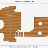 1998-2001 Bayliner 4087 Aft