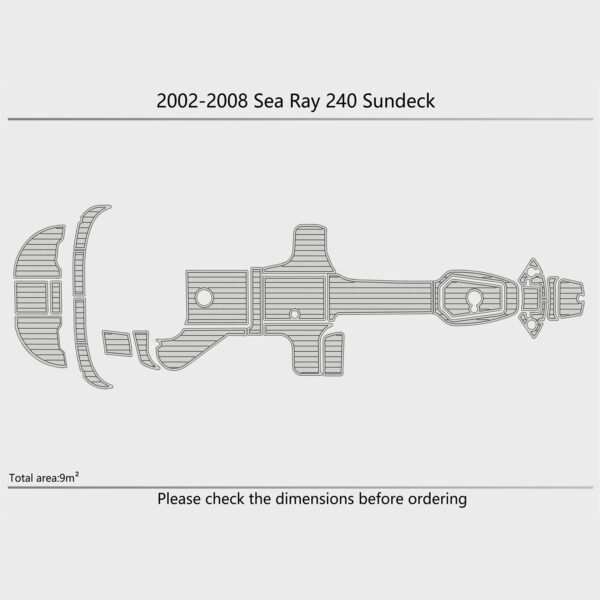 2002-2008 SEA RAY 240 sundeck www.durabritelight.com