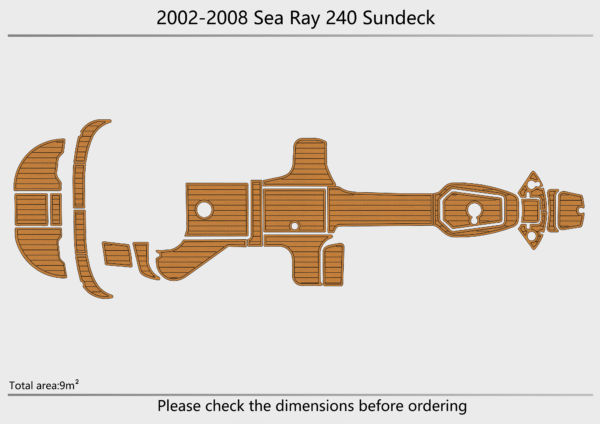 2002-2008 SEA RAY 240 sundeck www.durabritelight.com