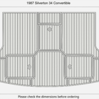 1987 Silverton 34 Convertible