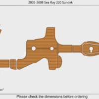 2002-2008 Sea Ray 220 Sundeck Boat Flooring